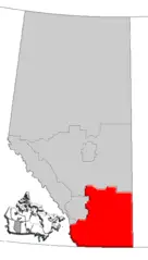 Alberta Southern Map