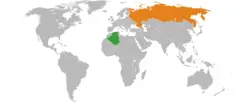 Algeria Russia Locator