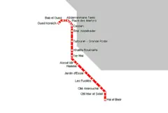 Algiers Metro Map