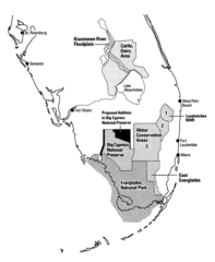Altered Everglades Map