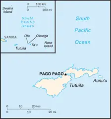American Samoa Cia Wfb Map