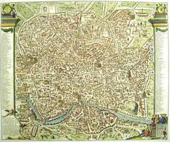 Ancient Rome City Map