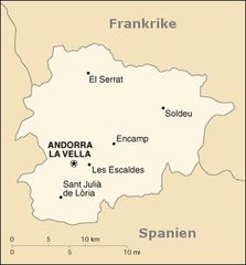Andorra Karta