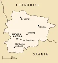 Andorra Map No