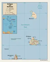 Antigua Barbuda Map
