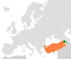 Armenia Turkey Locator 1