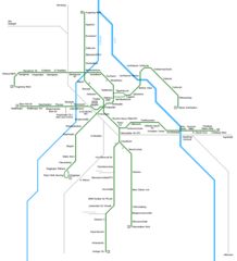 Augsburg Metro Map