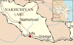 Azerbaijan Map Julfa