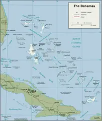 Bahamas Political Map
