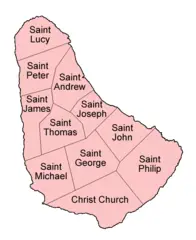 Barbados Parishes English