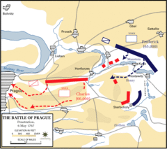 Battle of Prague, 6 May 1757  Penetration