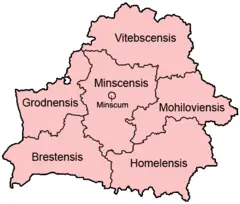 Belarus Provinces Latin