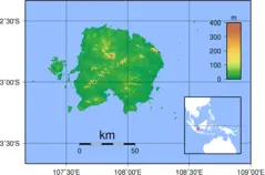 Belitung Topography