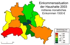 Berlin Einkommenssituation 2003