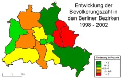 Berlin Einwohnerentwicklung 98 Bis 02