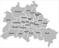 Berliner Bezirke Vor 2001