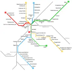 Bielefeld Metro Map