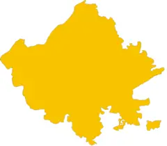 Blank Map of Rajasthan