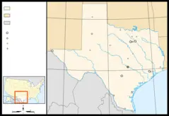Blank Map of Texas