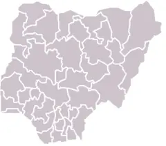 Blankmap Nigeria States