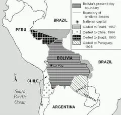 Bolivia Territorial Loss Map Loc