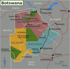 Botswana Map 1