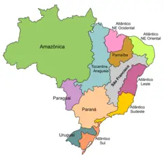 Brasil Bacias Hidrograficas