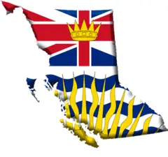 British Columbia Flag Contour