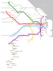 Buenos Aires Metro Map