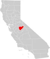 California County Map (mariposa County Highlighted)