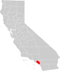 California County Map (orange County Highlighted)