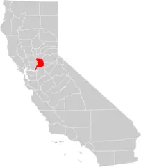 California County Map (sacramento County Highlighted)
