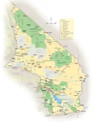 California Map Deserts