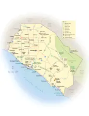 California Map Range County