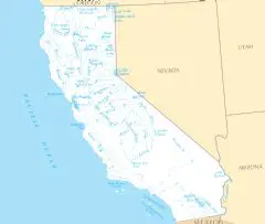 California Rivers And Lakes