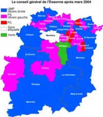 Cantonales Essonne 2004