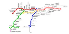 Caracas Metro Map