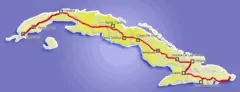Carretera Central Map