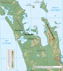 Carte Auckland Region