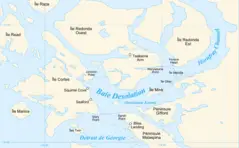 Carte Baie Desolation Fr
