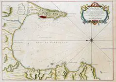 Carte De La Baye De Gibraltar (1762)