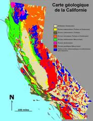 Carte Geologique Californie