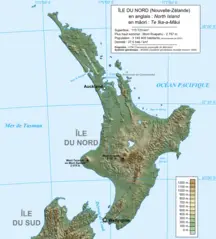 Carte Ile Du Nord Nz