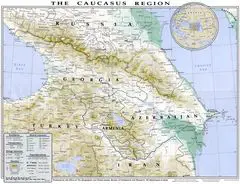 Caucasus Region Map 1994