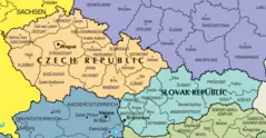 Check Republic Slovakia Map