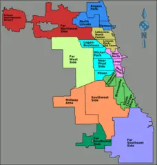 Chicago Districts Map