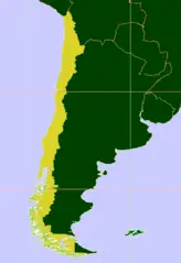 Chile Positionskarte