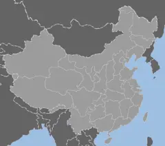 China Blank Map 1