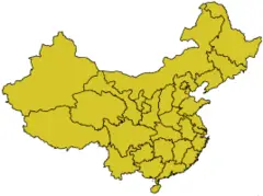 China Provinces Template