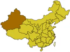 China Provinces Xinjiang